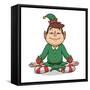 Yoga Elf 4-Marcus Prime-Framed Stretched Canvas