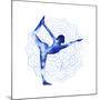 Yoga Flow I-Grace Popp-Mounted Art Print