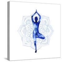 Yoga Flow III-Grace Popp-Stretched Canvas