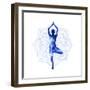 Yoga Flow III-Grace Popp-Framed Art Print