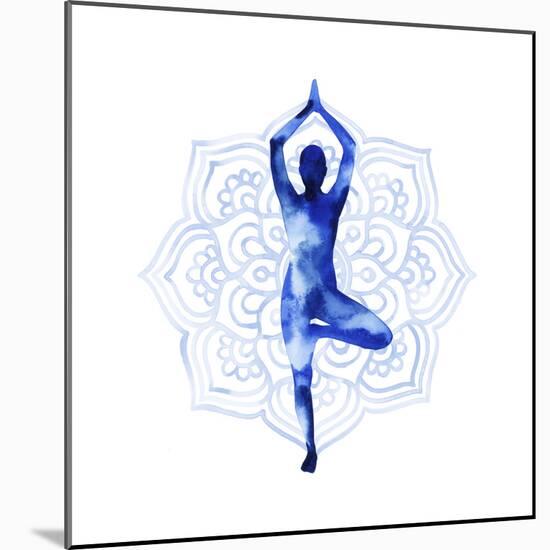 Yoga Flow III-Grace Popp-Mounted Art Print