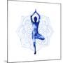 Yoga Flow III-Grace Popp-Mounted Art Print