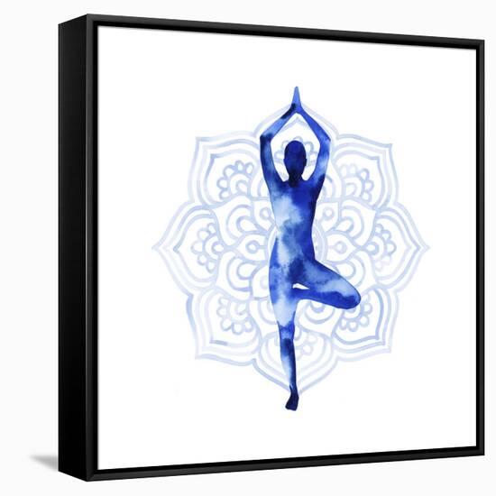 Yoga Flow III-Grace Popp-Framed Stretched Canvas