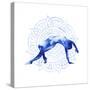 Yoga Flow V-Grace Popp-Stretched Canvas