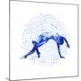 Yoga Flow V-Grace Popp-Mounted Art Print