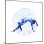 Yoga Flow V-Grace Popp-Mounted Art Print