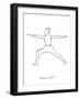 Yoga Flow - Warrior II-Lisa McCandless-Framed Giclee Print