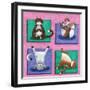 Yoga for Cats-Peter Adderley-Framed Art Print