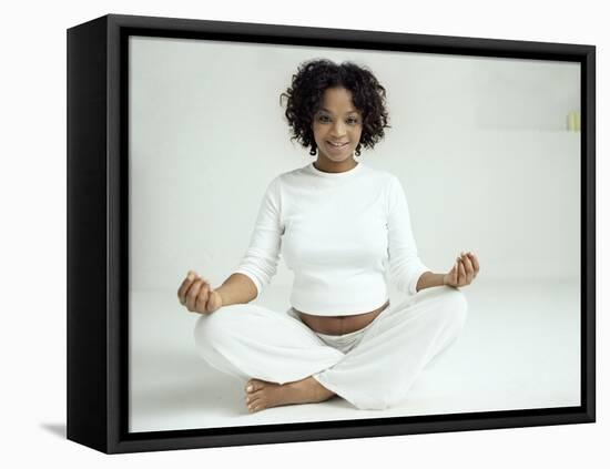 Yoga In Pregnancy-Ian Boddy-Framed Stretched Canvas