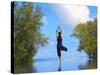 Yoga Meditation, Full Moon Island, Male Atoll, Maldives, Indian Ocean-Papadopoulos Sakis-Stretched Canvas