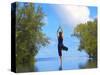 Yoga Meditation, Full Moon Island, Male Atoll, Maldives, Indian Ocean-Papadopoulos Sakis-Stretched Canvas