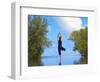 Yoga Meditation, Full Moon Island, Male Atoll, Maldives, Indian Ocean-Papadopoulos Sakis-Framed Photographic Print