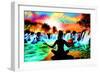 Yoga Meditation-P.D. Moreno-Framed Art Print