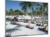 Yoga on the Beach, Cancun, Quintana Roo, Yucatan, Mexico, North America-Adina Tovy-Mounted Photographic Print