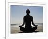 Yoga on the Beach, Northern Ireland-John Warburton-lee-Framed Photographic Print