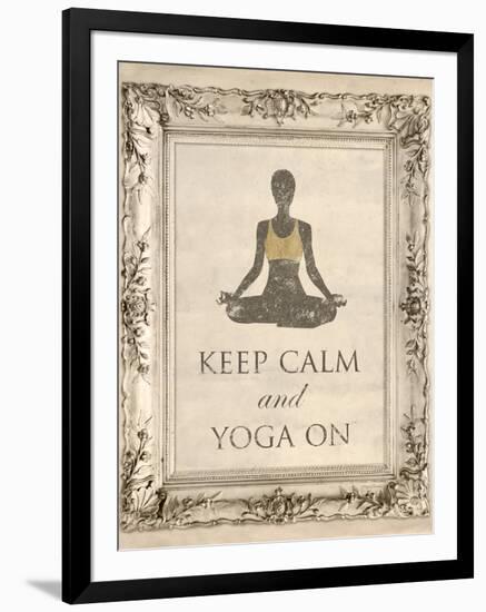 Yoga On-Morgan Yamada-Framed Art Print