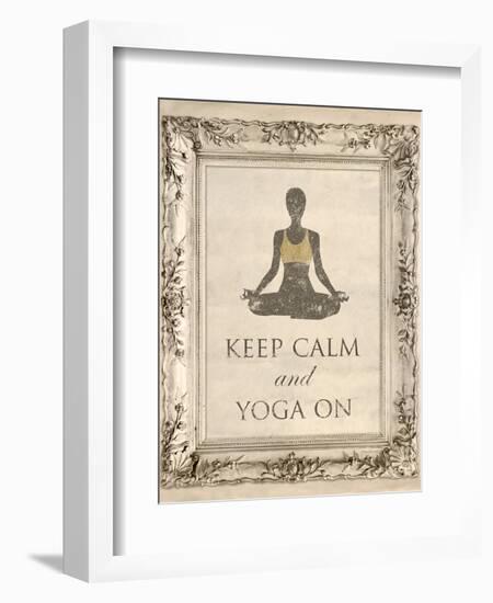 Yoga On-Morgan Yamada-Framed Art Print