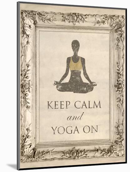 Yoga On-Morgan Yamada-Mounted Art Print