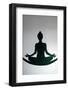 Yoga painting on a wall, Ho Chi Minh City, Vietnam (photo)-null-Framed Photographic Print