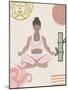 Yoga Pose 1-Jesse Keith-Mounted Art Print