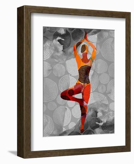 Yoga Pose I-Sisa Jasper-Framed Art Print