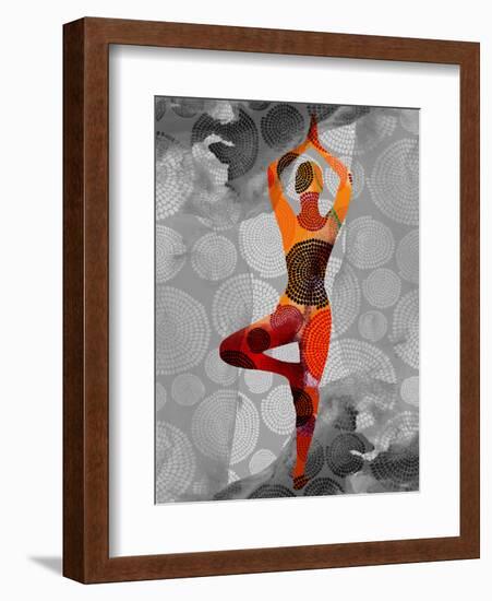 Yoga Pose I-Sisa Jasper-Framed Art Print