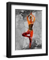 Yoga Pose I-Sisa Jasper-Framed Art Print