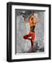 Yoga Pose I-Sisa Jasper-Framed Art Print