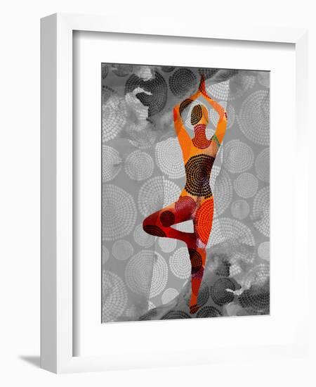 Yoga Pose I-Sisa Jasper-Framed Art Print