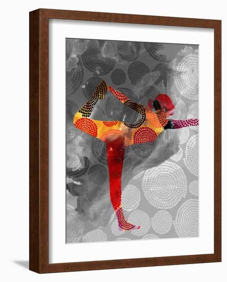 Yoga Pose II-Sisa Jasper-Framed Art Print