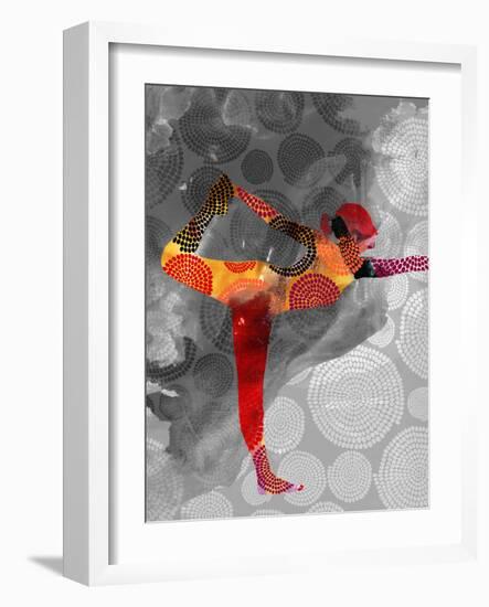 Yoga Pose II-Sisa Jasper-Framed Art Print