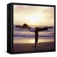 Yoga Pose-Tony McConnell-Framed Stretched Canvas