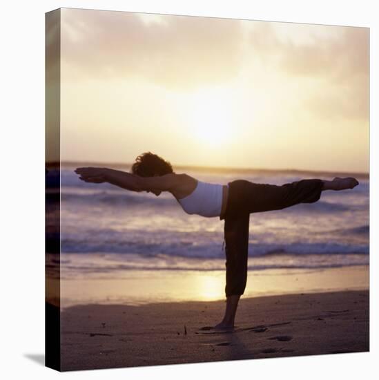 Yoga Pose-Tony McConnell-Stretched Canvas