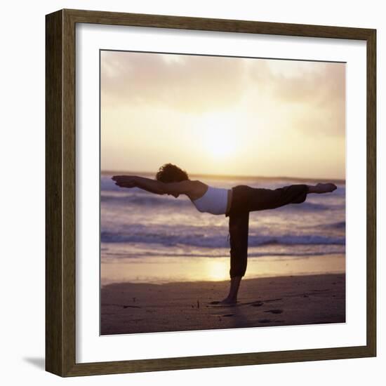 Yoga Pose-Tony McConnell-Framed Premium Photographic Print