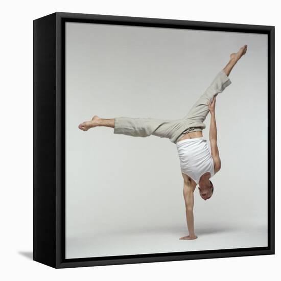 Yoga Pose-Tony McConnell-Framed Stretched Canvas