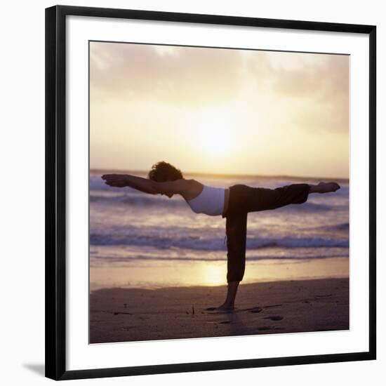 Yoga Pose-Tony McConnell-Framed Photographic Print