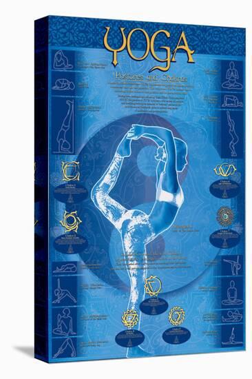 Yoga, Postures and Chakras-null-Stretched Canvas
