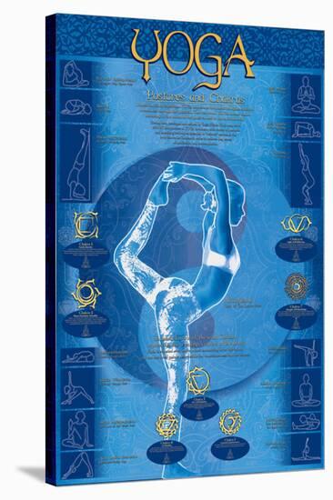 Yoga, Postures and Chakras-null-Stretched Canvas