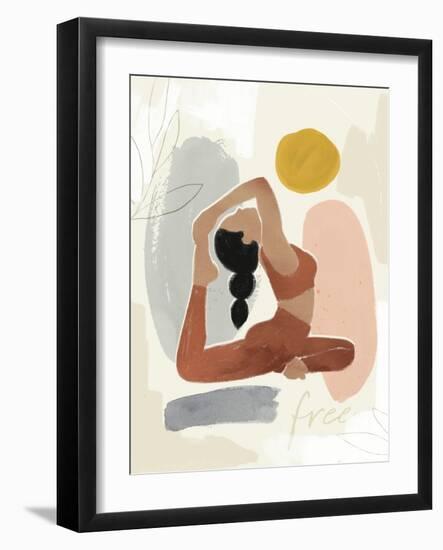 Yoga Practice I-Victoria Barnes-Framed Art Print