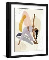 Yoga Practice IV-Victoria Barnes-Framed Art Print