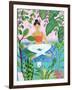 Yoga with Plants II-Farida Zaman-Framed Art Print