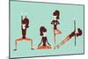 Yoga Workout-yemelianova-Mounted Art Print