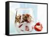 Yoghurt with Muesli and Strawberries-Dieter Heinemann-Framed Stretched Canvas