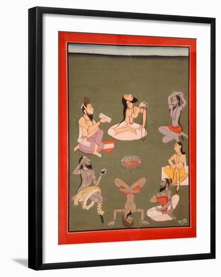 Yogis-null-Framed Giclee Print