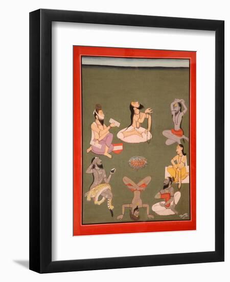 Yogis-null-Framed Giclee Print