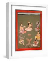 Yogis-null-Framed Giclee Print