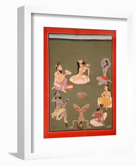 Yogis-null-Framed Giclee Print