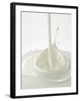 Yogurt Being Poured-Kröger & Gross-Framed Photographic Print