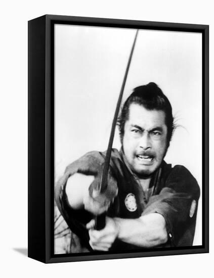 Yojimbo, Toshiro Mifune, 1961-null-Framed Stretched Canvas