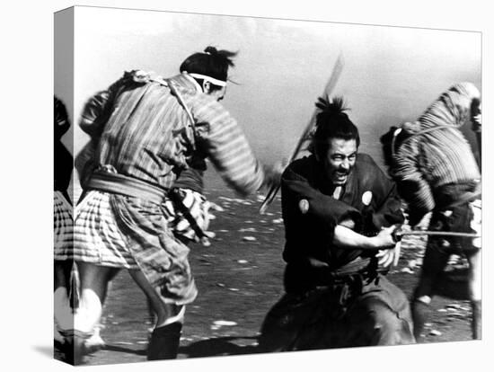 Yojimbo, Toshiro Mifune, 1961-null-Stretched Canvas